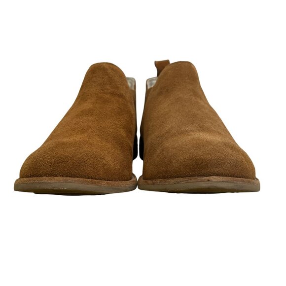 Clark’s Women’s Tan Suede Edenvale Page Slip-On Ankle Boots Size 9M - Picture 2 of 9